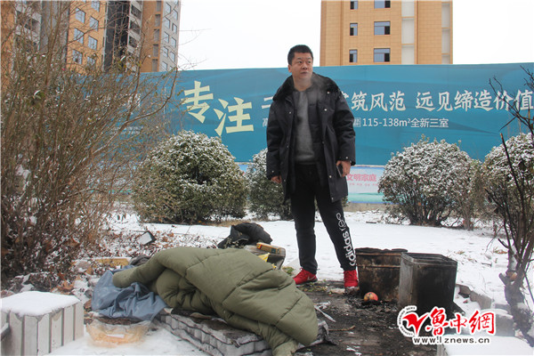 淄博市救助站雪中救助流浪者 节后救助工作保障有力