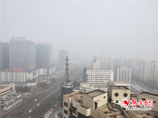 淄博今日9时AQI突破300 达严重污染标准