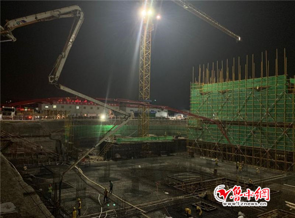 淄博科学城科创中心（一期）项目完成基础施工