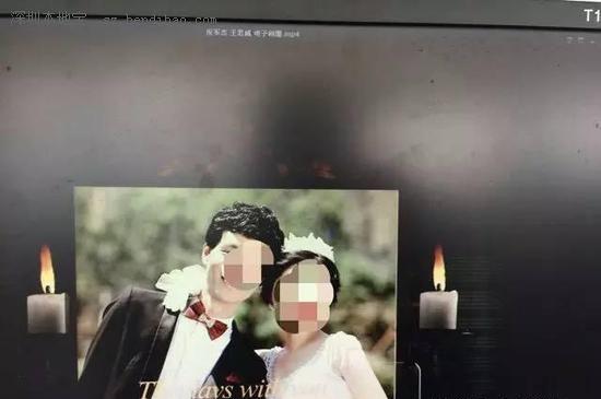 最可怕婚纱照配白色洋烛似冥婚 老板也吓一跳