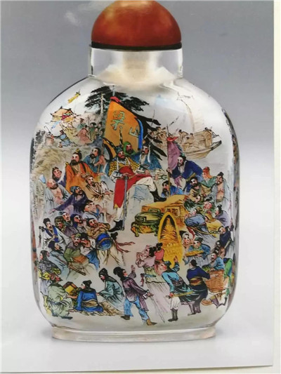 古代人物画,1975年进入博山美术琉璃厂,师从中国工艺美术大师李克昌