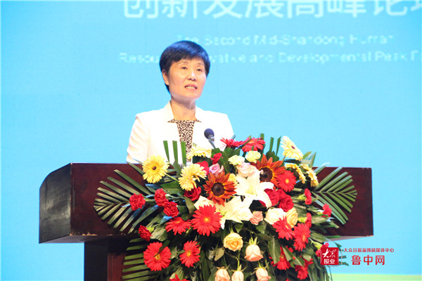 淄博市副市长毕红卫致辞.